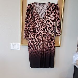 Jennifer Lopez animal print dress